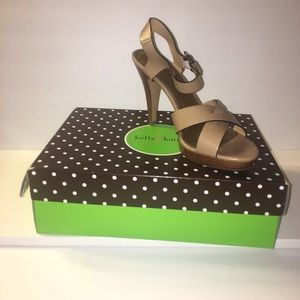 Kelly and Katie tope strap sandal heels